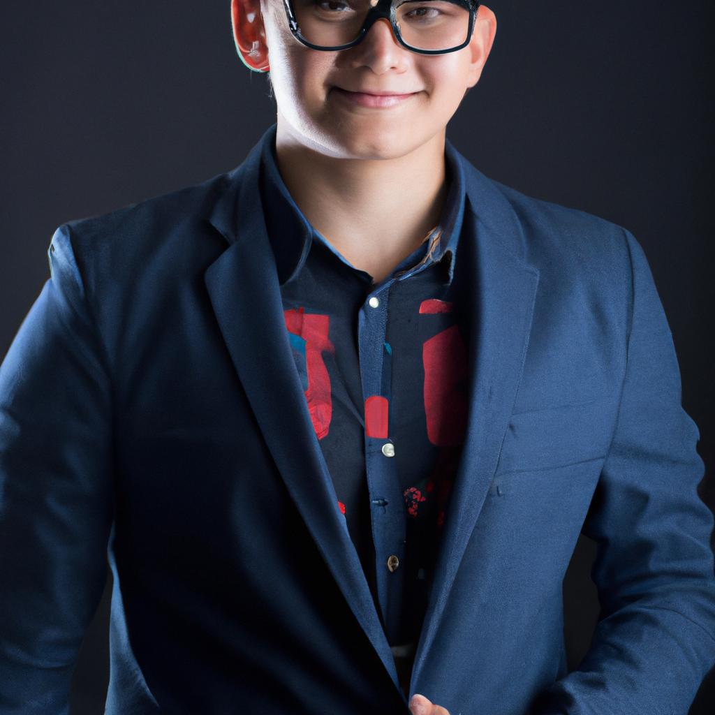 Retrato corporativo minimal en estudio con fondo gris suave, Bogotá